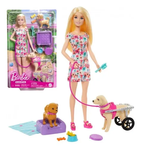 BRB RUBIA PASEADORA C/PERRO HTK37 (