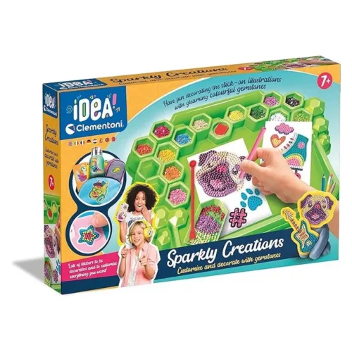Fashion designer kit de diamantes para crear y decorar 18716 CLEMENTONI