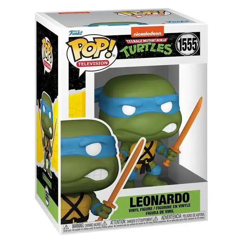 Funko Pop Leonardo Tortugas Ninja Nickelodeon 1555 FFK78054 FUNKO - Imagen 2