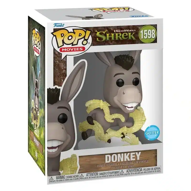 Funko Pop! Shrek 30 aniversario Asno figura vinilo FFK81172 FUNKO - Imagen 2