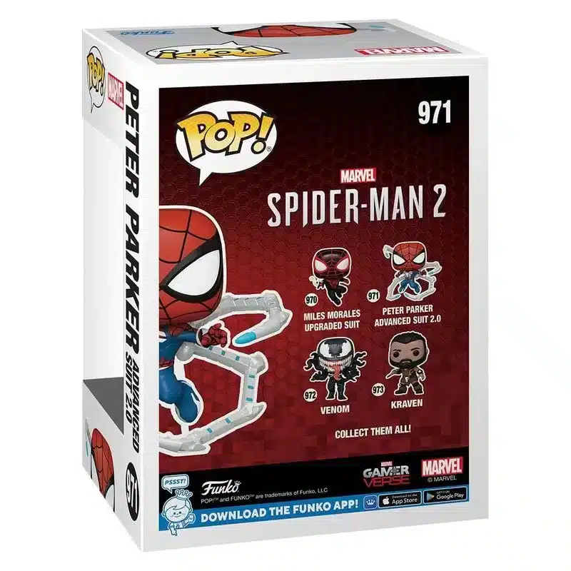 Funko POP! Games Spider-Man 2 Peter Parker figura completa vinilo - Imagen 3