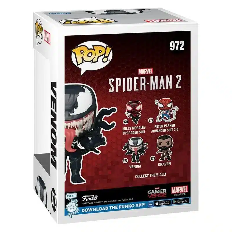 Funko POP! Spider-Man 2 Venom 972 figura completa vinilo