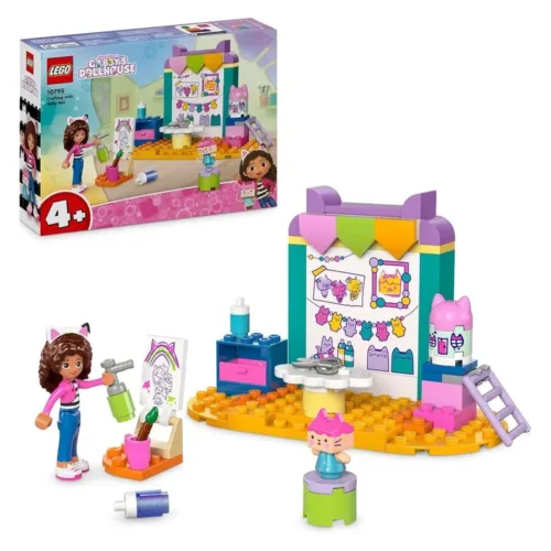 LEGO 10795 La casa de muñecas de Gaby creaciones con Bebé Box y casita