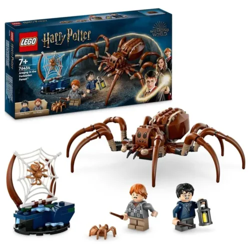LEGO 76434 Harry Potter Aragog en el Bosque Prohíbido con Ron y Harry