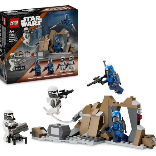LEGO 75373 Star Wars Pack combate The Mandalorian con minifiguras incluidas