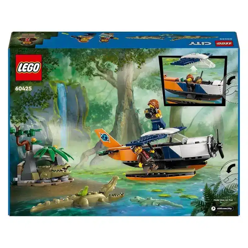 LEGO 60425 City Exploradores de la Jungla hidroavión y cocodrilos con figuras - Imagen 2