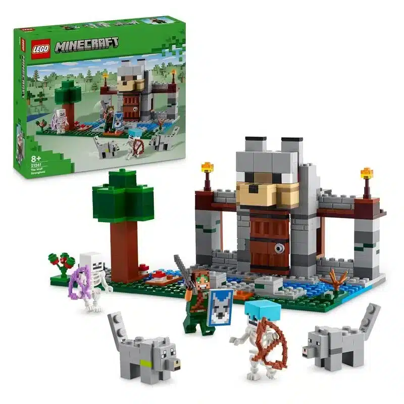 LEGO 21261 Minecraft La Fortaleza-Lobo Castillo con explotador y esqueleto