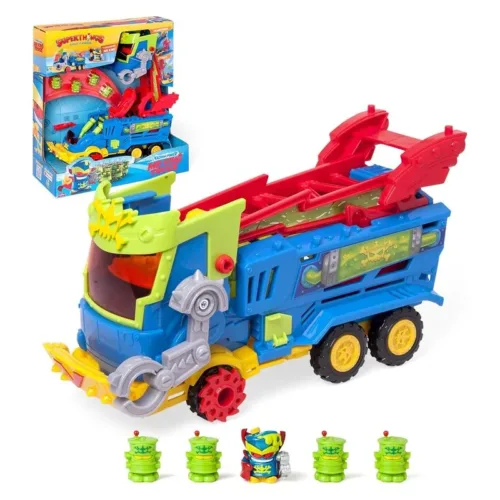Camión Mr King Superthings Kazoom Power con figuras  PSTSP114IN10 MAGIC