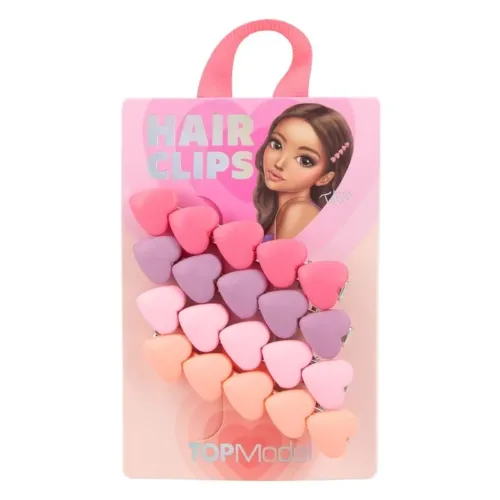 Pinzas para el pelo TOPModel corazones Beauty and Me 12837 DEPESCHE