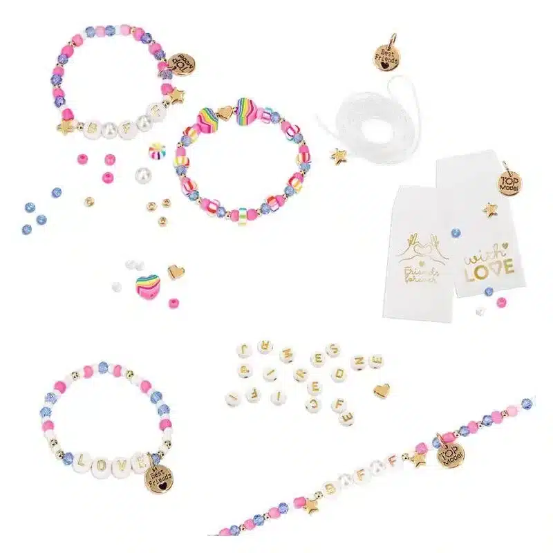 Pulseras DIY TOPModel con set de perlas y manualidades 12959 DEPESCHE - Imagen 2
