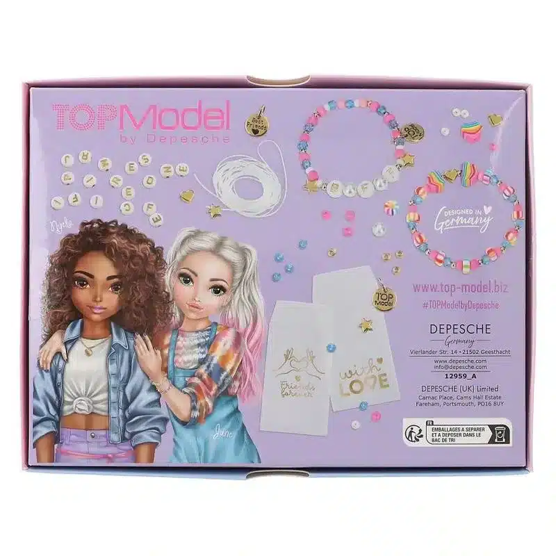 Pulseras DIY TOPModel con set de perlas y manualidades 12959 DEPESCHE - Imagen 3