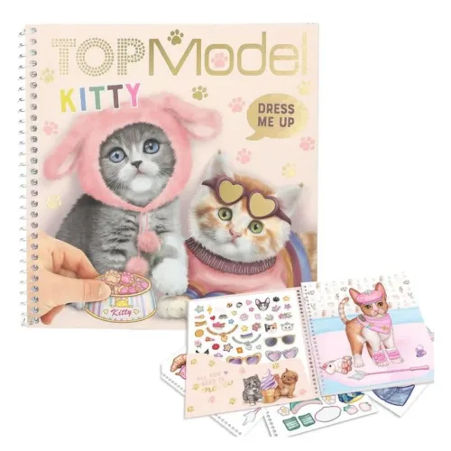 Cuaderno de calcomanías TOPModel Dress me Kitty 12965 DEPESCHE