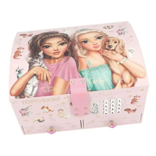 Joyero grande TopModel con código y sonido Talita y Candy 13140 DEPESCHE