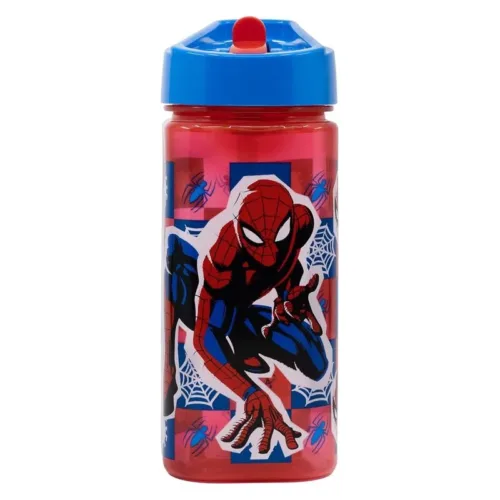 Botella reutilizable Spiderman 510ml con pajita incorporada 74714 STOR