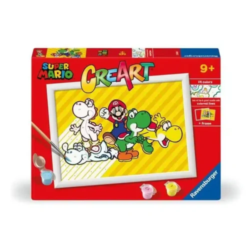 Creart Super Mario pintar con números serie D 23888 RAVENSBURGER