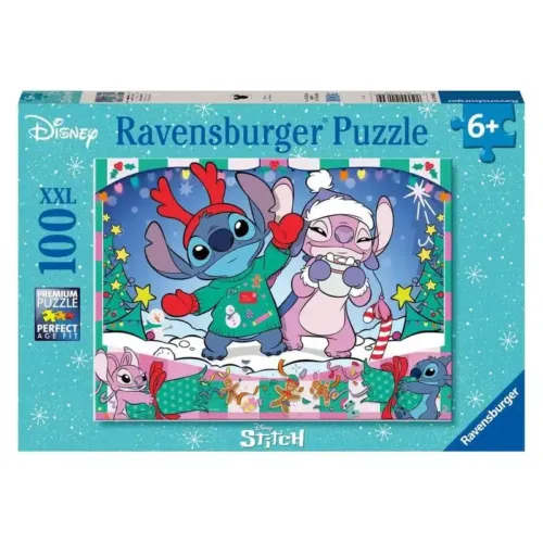 Stitch puzzle 100 piezas XXL Disney navidad 12004030 RAVENSBURGER
