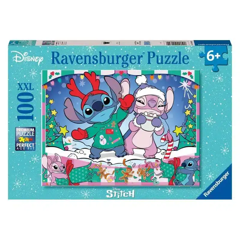 Stitch puzzle 100 piezas XXL Disney navidad 12004030 RAVENSBURGER