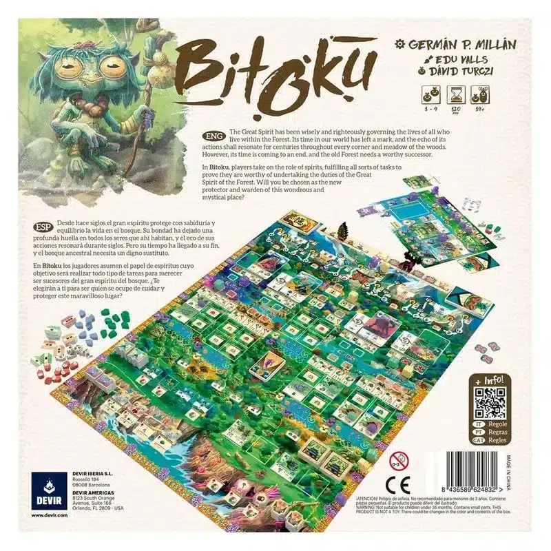 Juego de mesa de estrategia Bitoku multijugador BGBITOSE DEVIR - Imagen 2