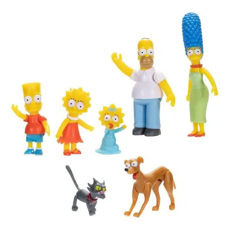 Pack de figuras Los Simpsons 6 cm licencia oficial 175394 JAKKS - Imagen 2