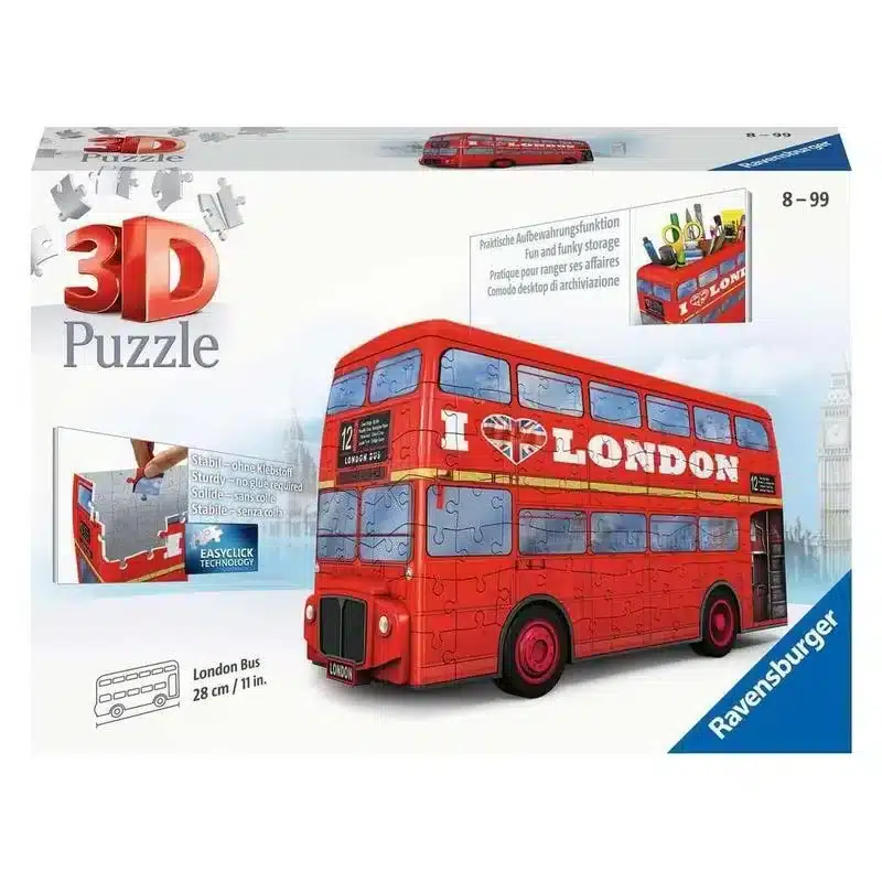 Autobús londres puzzle 3D de 216 piezas 12534 RAVENSBURGER