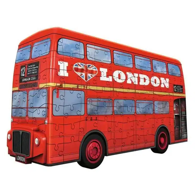 Autobús londres puzzle 3D de 216 piezas 12534 RAVENSBURGER - Imagen 2