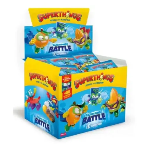 Caja 25 sobres Superthings Kazoom Battle Power CB/ MAGIC
