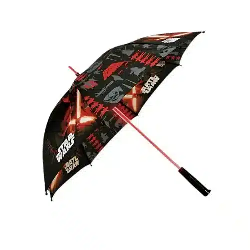Paraguas con luz led Star Wars negro SWE70279 KIDS EURO