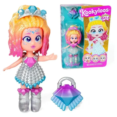 Muñeca Kookyloos Golden Gala Crystal con accesorios 35016 MAGICBOX
