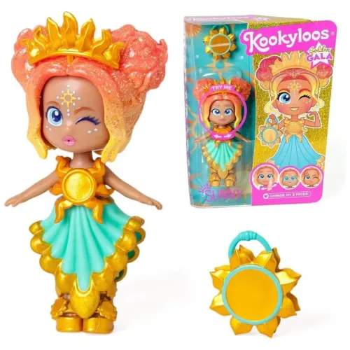 Muñeca Kookyloos Golden Gala Sunny con accesorios 35047 MAGICBOX