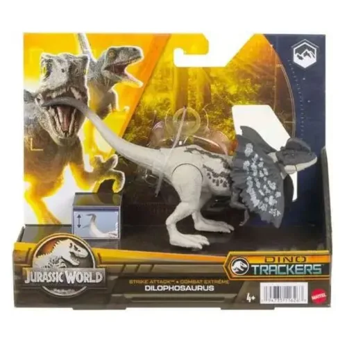 Dinosaurio Dilophosaurus Jurassic World Dino Trackers HLK65 Mattel