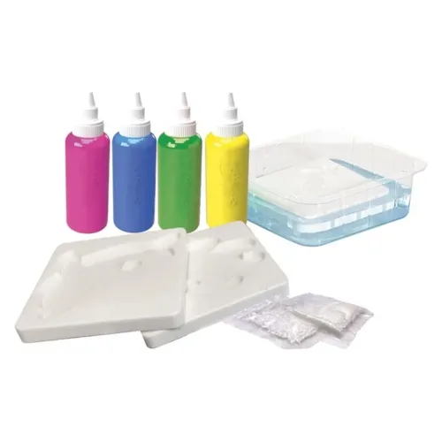 Aquagelz Starter Pack con botes colores, mezcla y moldes 106322561 SIMBA