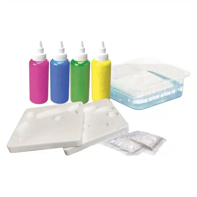 Aquagelz Starter Pack con botes colores, mezcla y moldes 106322561 SIMBA