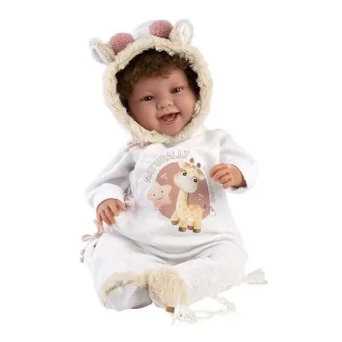 Muñeca Llorens Tala recién nacida sonrisas con chupete 44cm 84482 LLORENS