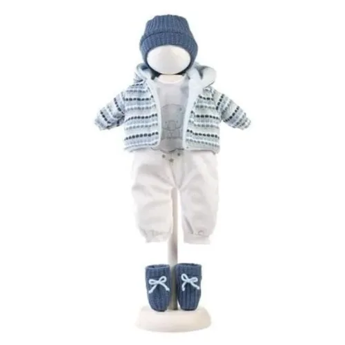 Conjunto ropa para muñecos elefante azul 40-42cm 42405 LLORENS