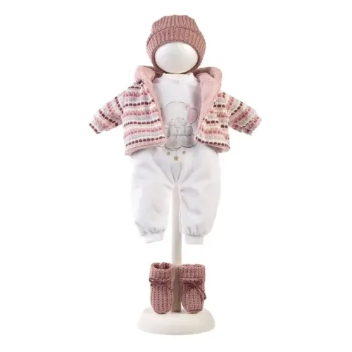 Conjunto peto elefante 40-42cm ropa muñecos 42406 LLORENS