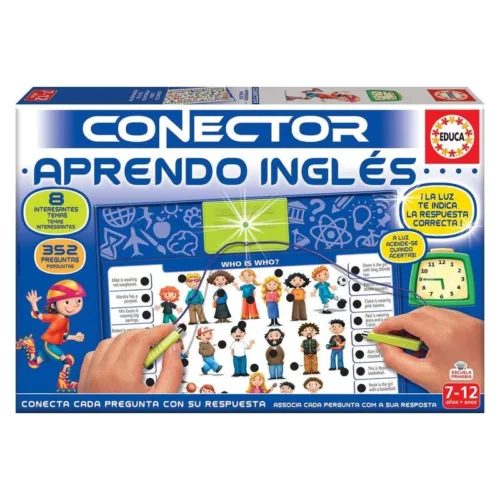 Juego educativo Conector aprendo inglés con más 350 preguntas 17206 EDUCA