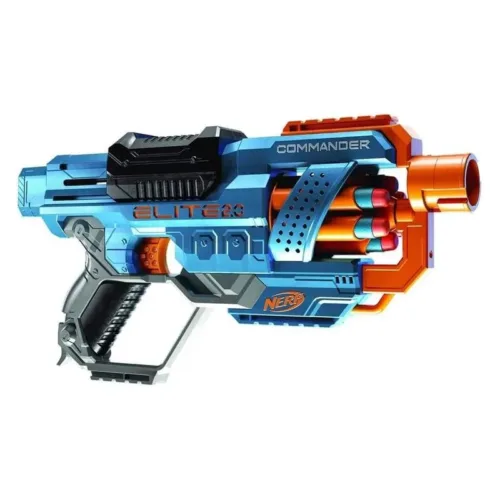 NERF Élite 2.0 Commander RD-6 12 dardos y tambor giratorio E9485 HASBRO
