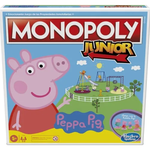 Juego de mesa infantil Monopoly Junior Peppa Pig F1656 HASBRO