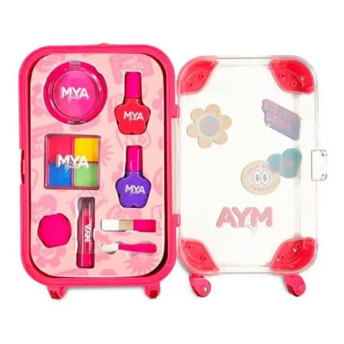Estuche MYA Girls Trolley con diferentes opciones maquillaje 430015 AROMYA