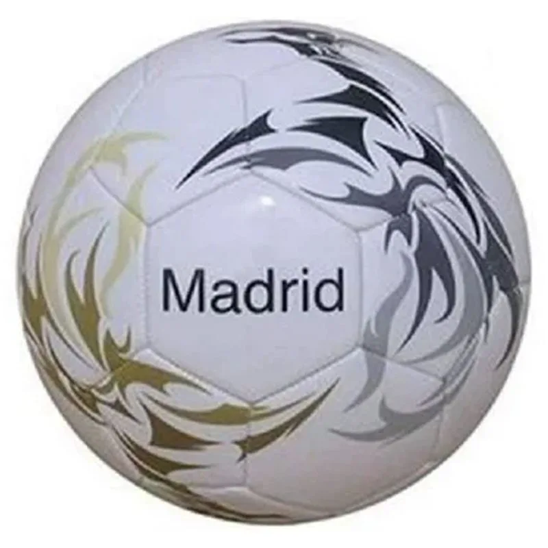 Pelota de fútbol Madrid con color blanco y dorado CB/07083 MOYA