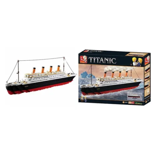 Bloques de construcción Titanic 1018 piezas gran tamaño B0577 SLUBAN
