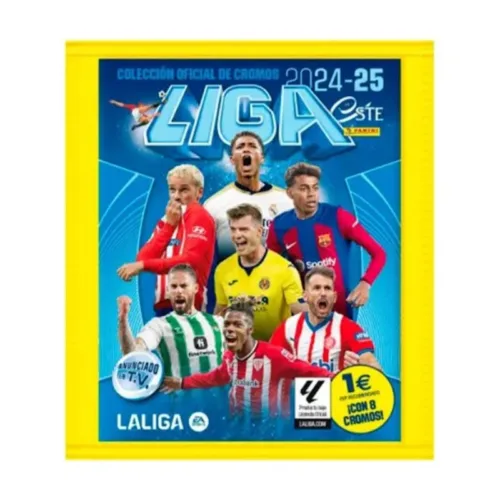 Sobre cromos la Liga 24 25 España colecciones Este de Panini