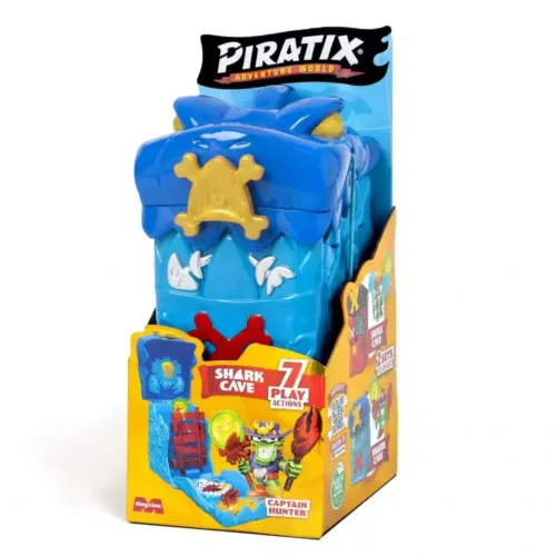 Piratix Secret Shark Cave con figura exclusiva 36044 MAGICBOX