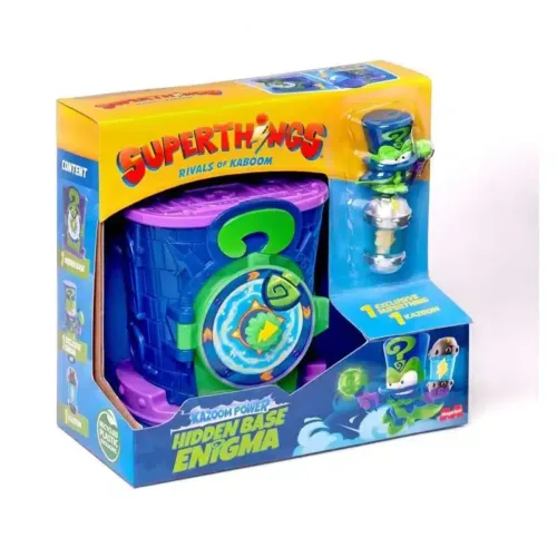 Base secreta Enigma Superthings con figura exclusiva 36105 MAGICBOX