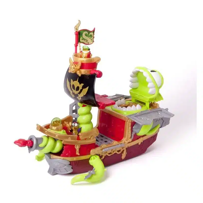 Bateau Kraken Piratix - Jeu De Figurines Avec Canon, Trésor Et Accessoires, Pour Aventures Pirates !