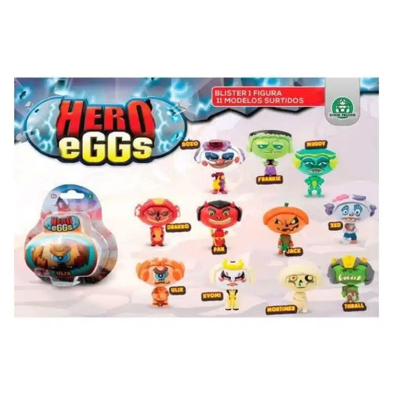 Hero Eggs Figura personaje Halloween modelos surtidos HEW00000 GIOCHI - Imagen 2