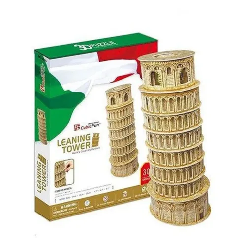 Puzzle 3D Torre inclinada de Pisa de 30 piezas CB/10533 JUGUETOON
