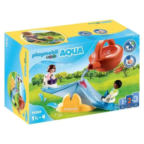Playmobil 123 70269 Aqua balancín acuático con regadera 7 piezas