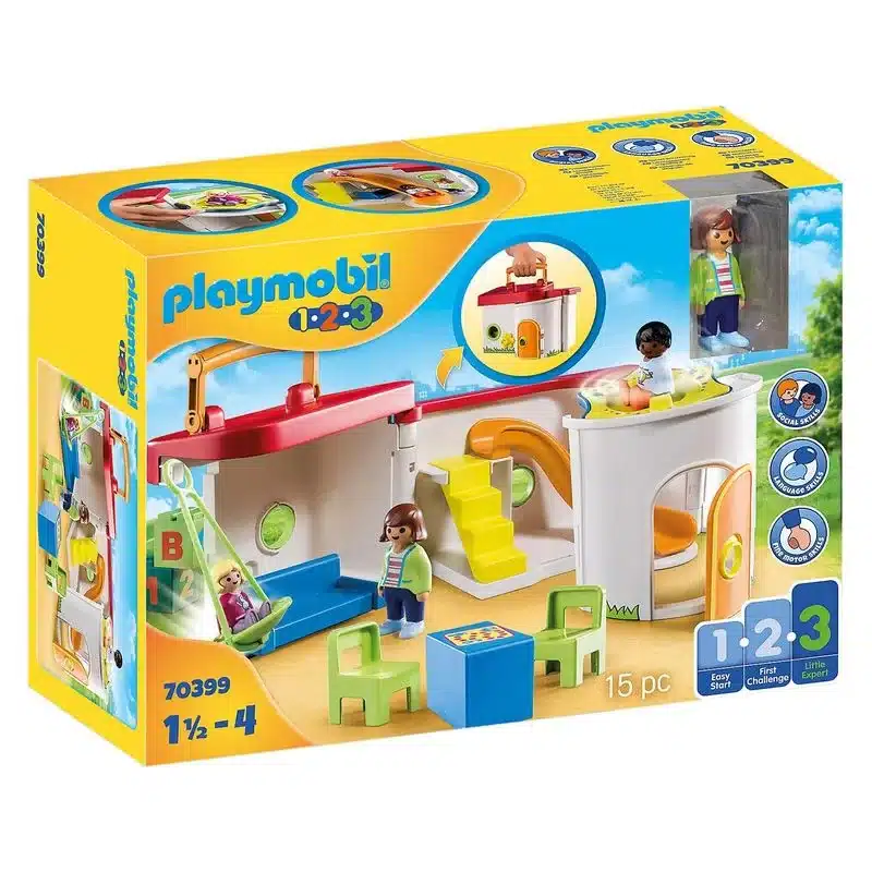 Playmobil 123 70399 Guardería maletín con 15 piezas en total