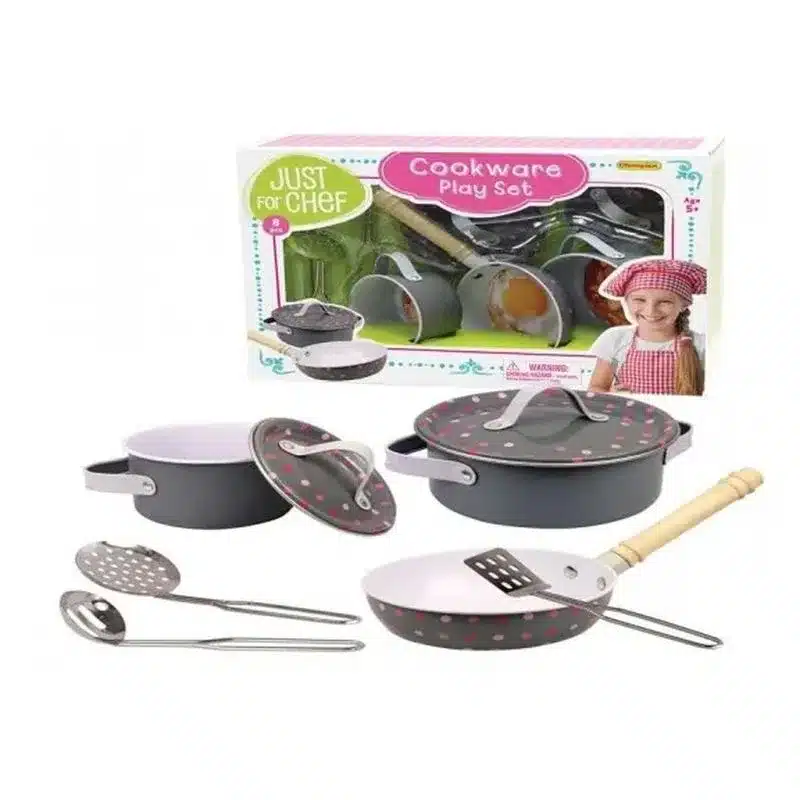 Set de utensilios de cocina infantil de ocho piezas 21-094 JUGUETOON - Imagen 2